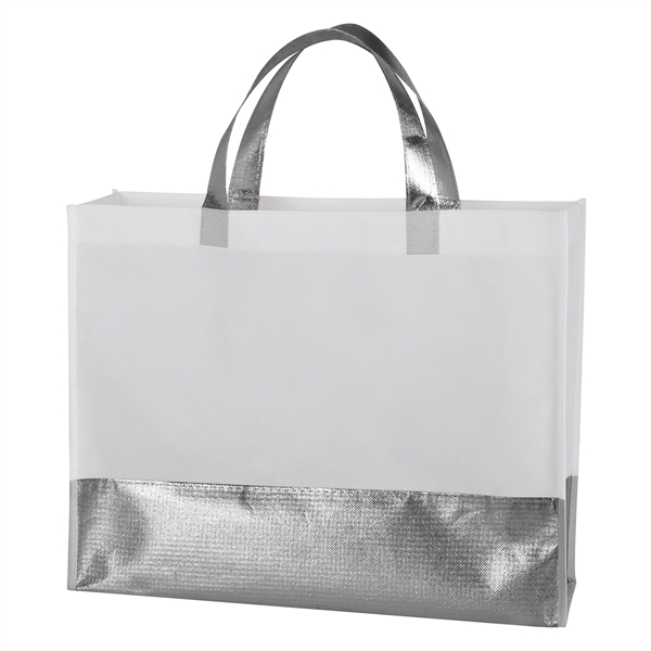 Tote bag made of 90 gram non-woven, coated, water-resistant polypropylene with... from ASI 61125 Hit Promotional Products / Hit®
