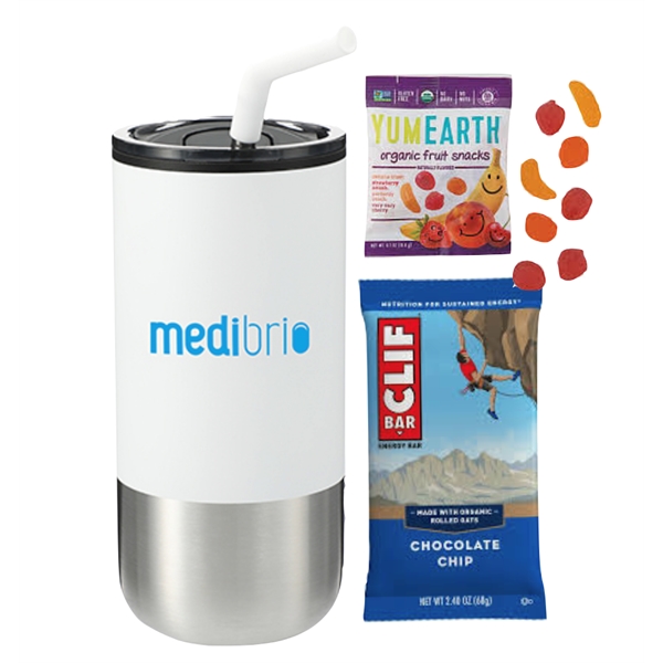 Stainless Tumbler with Snacks... from ASI 89971 Stuff A Mug