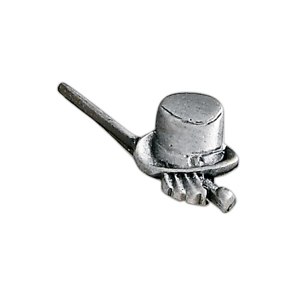 Top hat lapel pin with military clutch.... from ASI 68760 Marken Industries