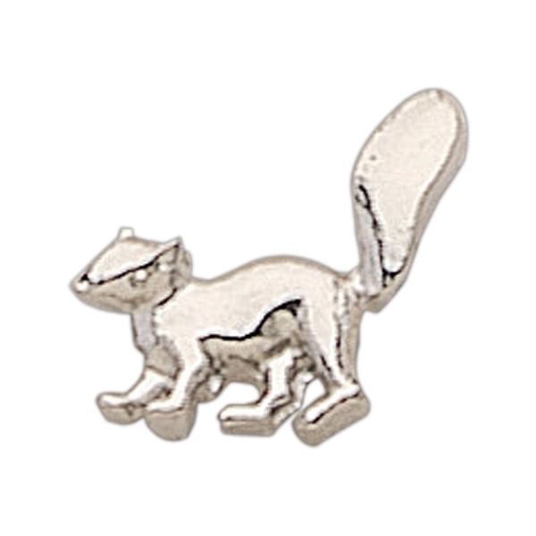 Squirrel lapel pin with military clutch.... from ASI 68760 Marken Industries