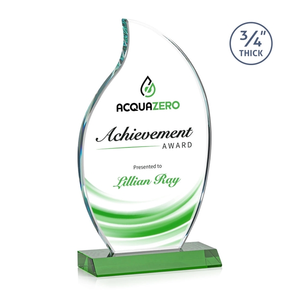 The Croydon VividPrint™ award features an elegant 3/4" thick Starfire Crystal... from ASI 84592 St Regis Group / St Regis