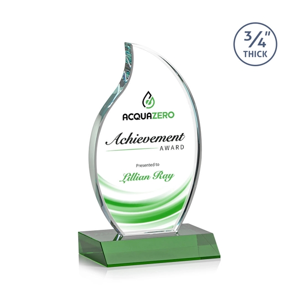 The Croydon VividPrint™ award features an elegant 3/4" thick Starfire Crystal... from ASI 84592 St Regis Group / St Regis