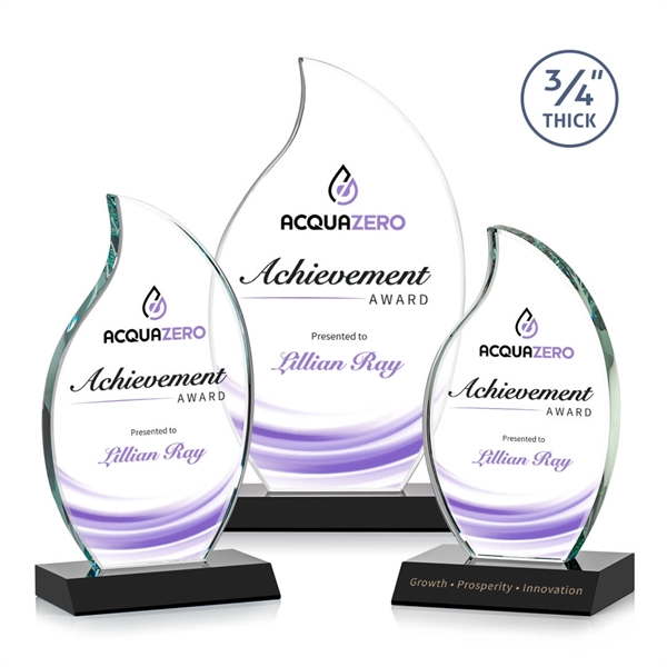 The Croydon VividPrint™ award features an elegant 3/4" thick Starfire Crystal... from ASI 84592 St Regis Group / St Regis