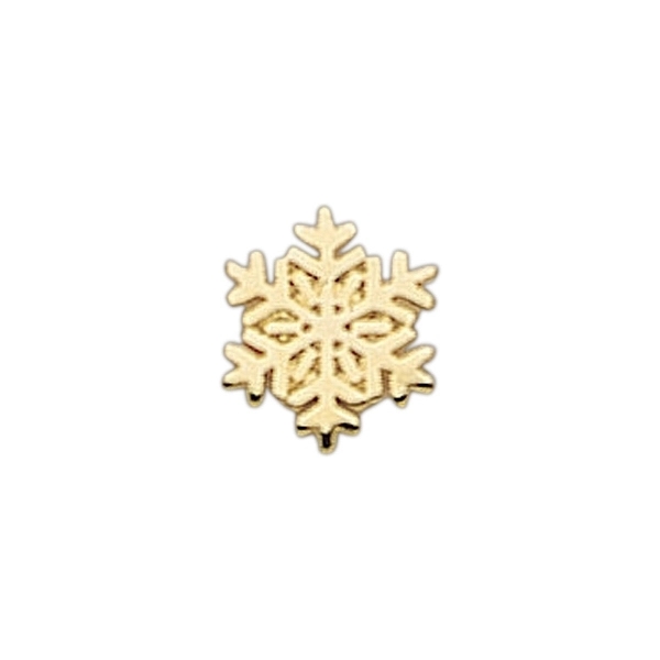 Snowflake shape lapel pin with military clutch.... from ASI 68760 Marken Industries