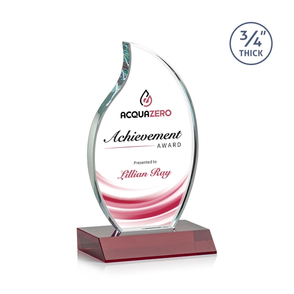 The Croydon VividPrint™ award features an elegant 3/4" thick Starfire Crystal... from ASI 84592 St Regis Group / St Regis