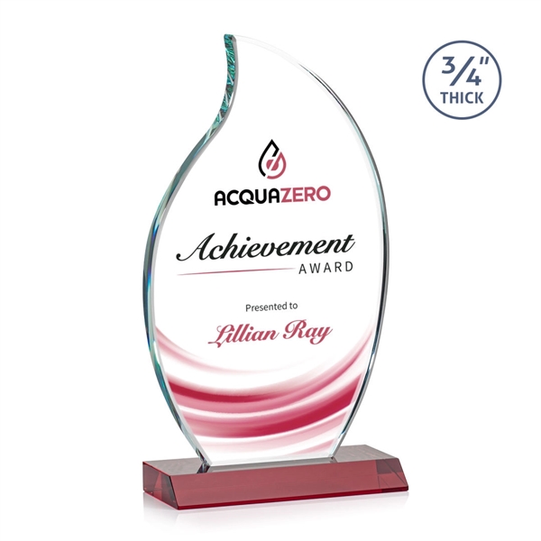 The Croydon VividPrint™ award features an elegant 3/4" thick Starfire Crystal... from ASI 84592 St Regis Group / St Regis