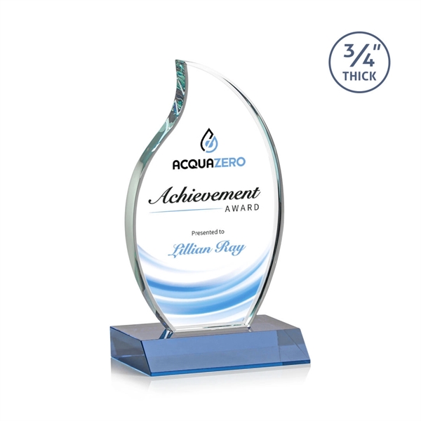 The Croydon VividPrint™ award features an elegant 3/4" thick Starfire Crystal... from ASI 84592 St Regis Group / St Regis