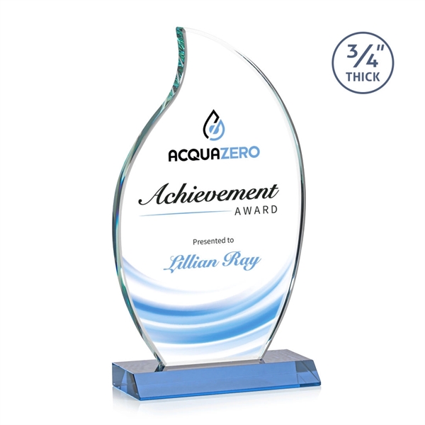 The Croydon VividPrint™ award features an elegant 3/4" thick Starfire Crystal... from ASI 84592 St Regis Group / St Regis