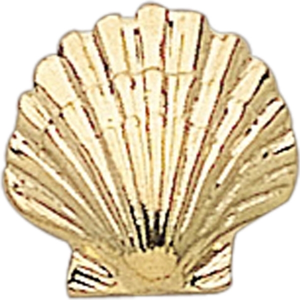 Shell lapel pin with military clutch.... from ASI 68760 Marken Industries