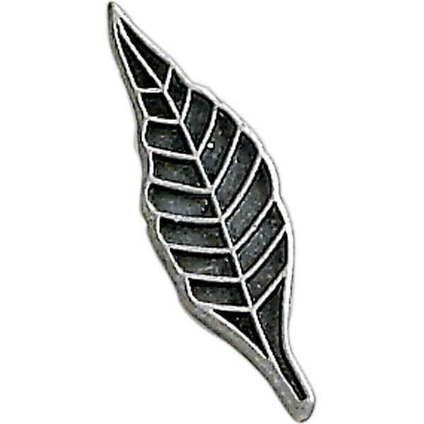 Tobacco leaf lapel pin with military clutch.... from ASI 68760 Marken Industries