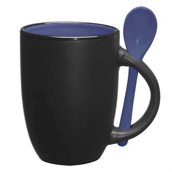 12 oz. mug with removable matching spoon... from ASI 61125 Hit Promotional Products / Hit®