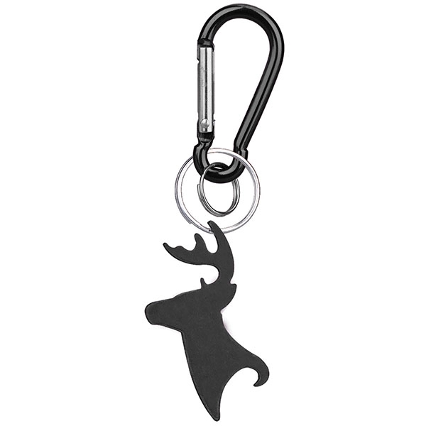 Deer / Buck head deluxe aluminum can and bottle opener with... from ASI 74585 Nu Promo International / Nu Promo Line