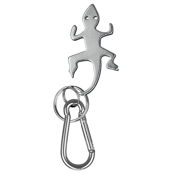 Lizard / Gecko deluxe aluminum can and bottle opener with split... from ASI 74585 Nu Promo International / Nu Promo Line
