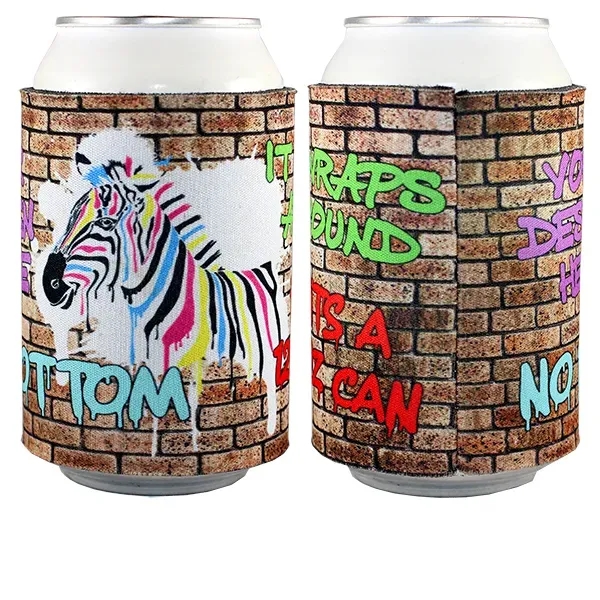 Can holder, four color process - dye sublimation. No bottom.... from ASI 35745 American Zebra Line/AZL