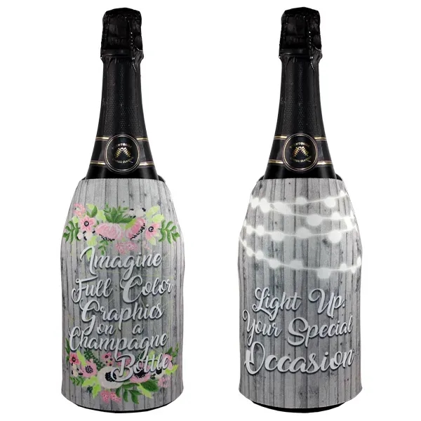 Wine bottle wrap, sublimated.... from ASI 35745 American Zebra Line/AZL