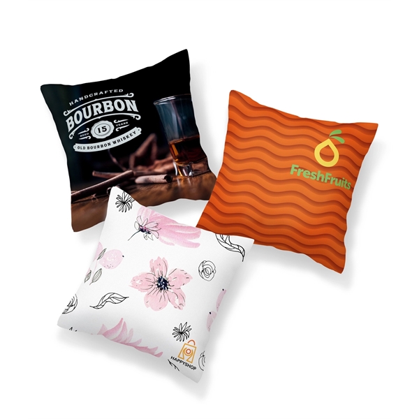 15" x 15" sublimated pillows.... from ASI 76730 Peerless Umbrella Co Inc / Threads By Peerless