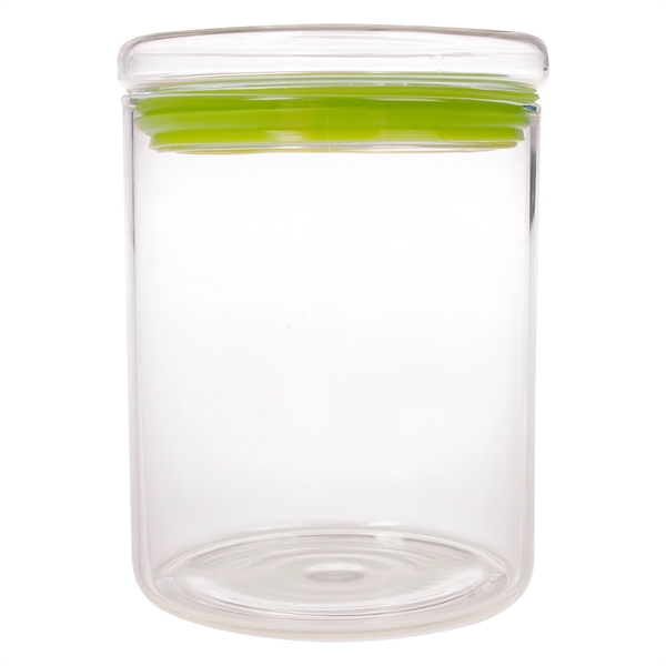 26 oz. Lancaster glass container with a lid available in several... from ASI 61125 Hit Promotional Products / Hit®