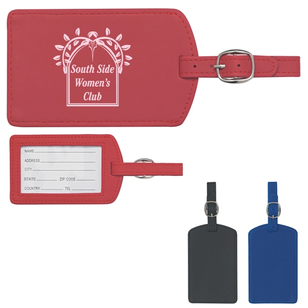 Luggage tag with adjustable strap and ID card.... from ASI 61125 Hit Promotional Products / Hit®