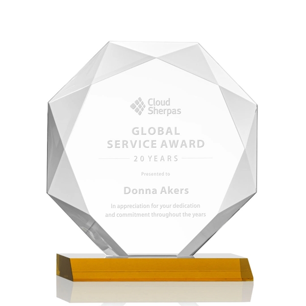 Striking Starfire Octagon award refracts light through all of its facets... from ASI 84592 St Regis Group / St Regis