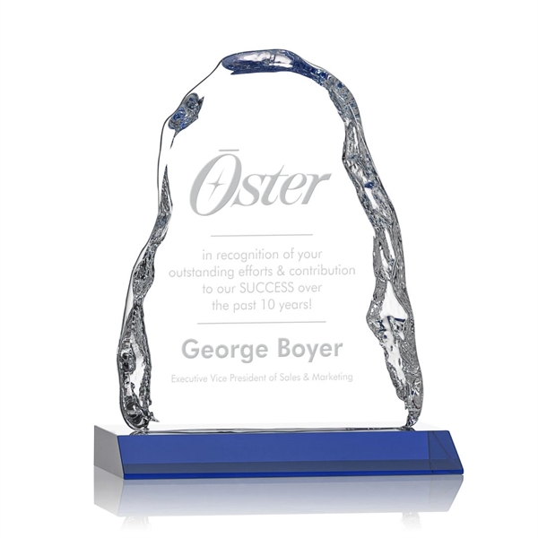 The classic Carling Iceberg on a thick front mitered crystal base... from ASI 84592 St Regis Group / St Regis