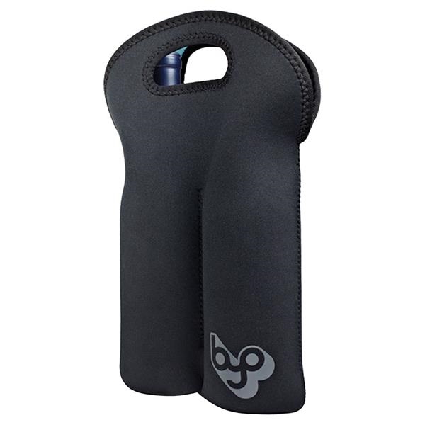Neoprene bottle bag that holds and insulated two 750-1L wine bottles.... from ASI 79530 Prime Line