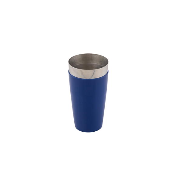 28 oz. stainless steel shaker cup with blue vinyl coating.... from ASI 62677 iline PROMO (The Innovative Line)