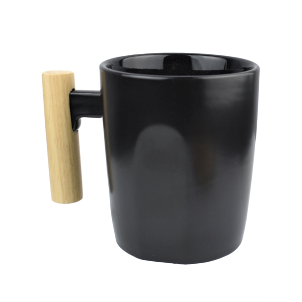 Ceramic Mug with Wood Handle and Bamboo Lid 12oz... from ASI 72657 Active Life Promo / Apres Ski Ingrain Promo