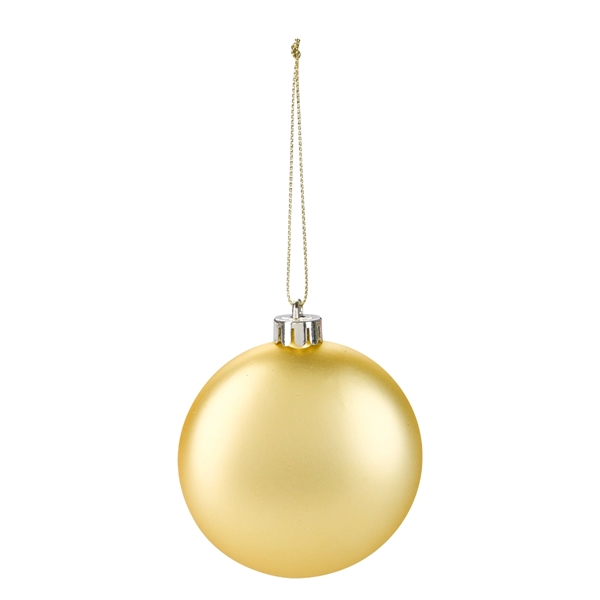 Polypropylene, shatter-resistant ornament that includes string for hanging and is available... from ASI 61125 Hit Promotional Products / Hit®