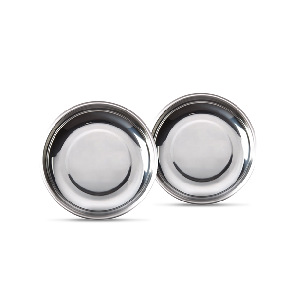 Two 3" stainless steel magnetic bowl, 1.625" magnet on bottom.... from ASI 34040 Alexander Mfg Co
