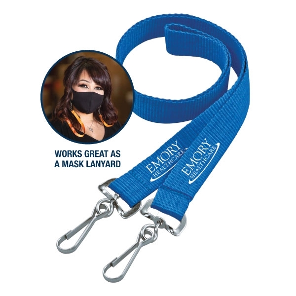 Dye Sub Twist-Free Value Lanyard is printed by using full-color sublimation... from ASI 64635 KEY-BAK Promotional Products