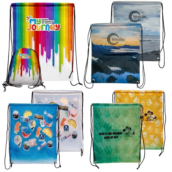 FULL COLOR DRAWSTRING BACKPACK... from ASI 30208 A P Specialties / AP Specialties