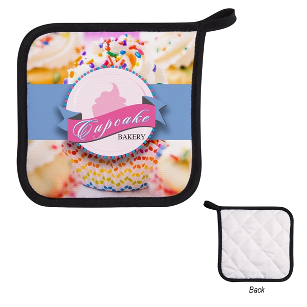 6 3/4" pot holder with large imprint area and a convenient... from ASI 61125 Hit Promotional Products / Hit®