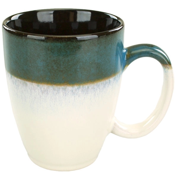 Reactive glaze 16 oz. multi color mug.... from ASI 36705 Archer's Decorative Glass Corp