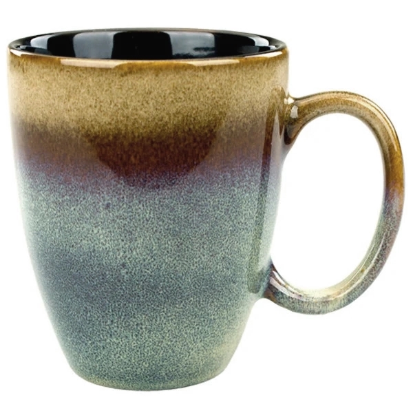 Reactive glaze 16 oz. multi color mug.... from ASI 36705 Archer's Decorative Glass Corp