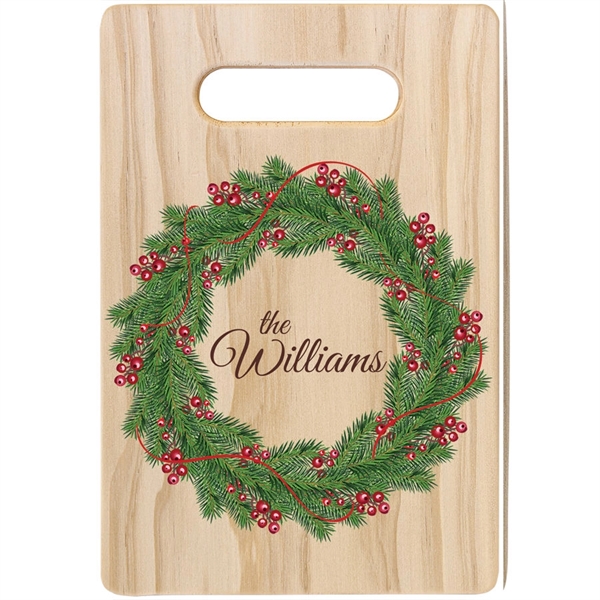 6" x 9" sublimated wood bamboo and pine cutting board.... from ASI 92531 Unique Custom Products / UCP