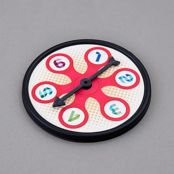 4.1" customizable plastic game spinners.... from ASI 92531 Unique Custom Products / UCP
