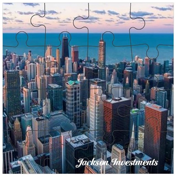 6" x 6" retail quality 16 piece square puzzle.... from ASI 92531 Unique Custom Products / UCP