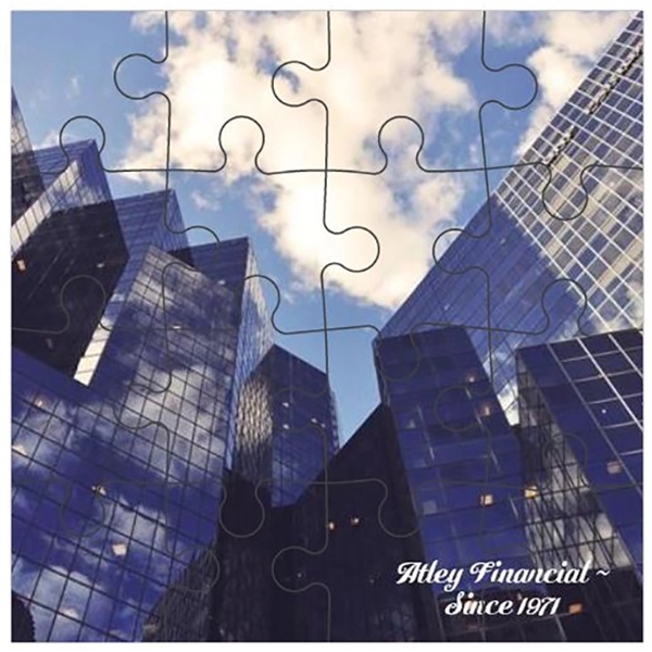5" x 5" retail quality 16 piece square puzzle.... from ASI 92531 Unique Custom Products / UCP