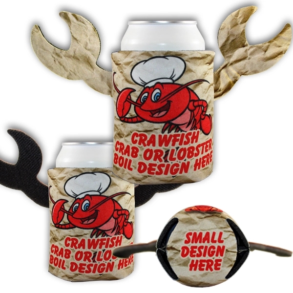 Sublimated crawfish beverage holder.... from ASI 35745 American Zebra Line/AZL