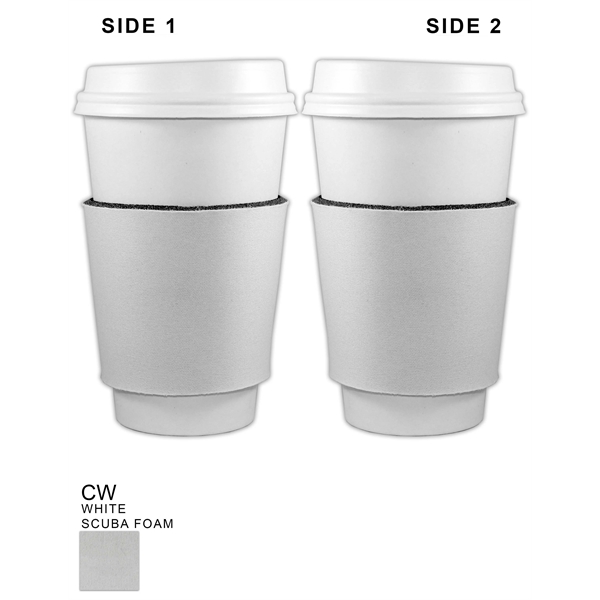 Foam or paper cup holder, made of scuba foam, fits 16... from ASI 35745 American Zebra Line/AZL