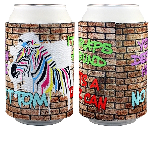 Can holder, four color process - dye sublimation. No bottom.... from ASI 35745 American Zebra Line/AZL