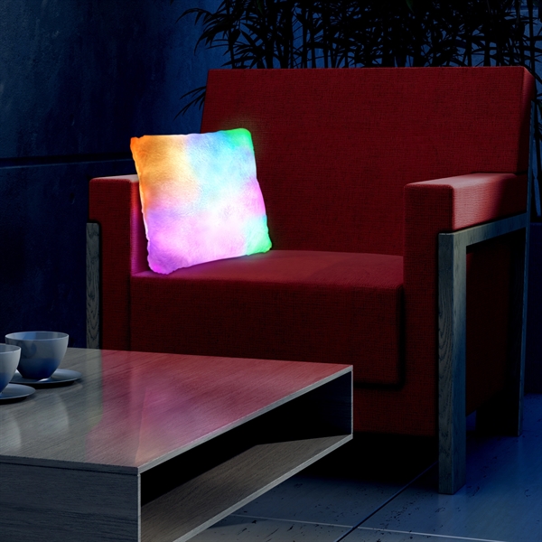 Light up pillow with slow change LED mood lighting.... from ASI 34194 ALightPromos / Alight Promotional Products
