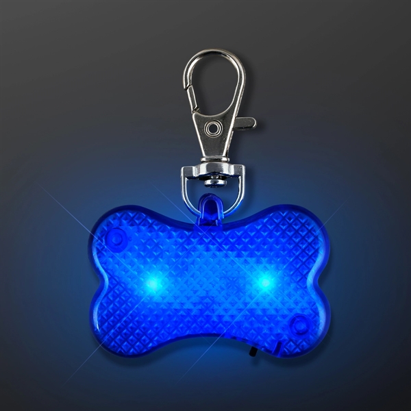 Blank or imprinted. LED dog bone pet safety light.... from ASI 34194 ALightPromos / Alight Promotional Products