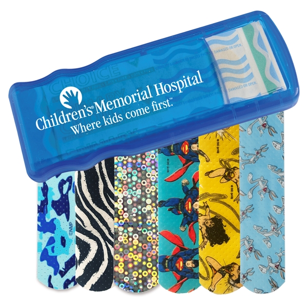 Bandage dispenser available in multiple product colors that comes with five... from ASI 52840 Evans Manufacturing