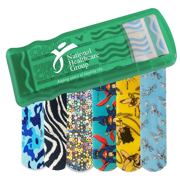 Bandage dispenser available in multiple product colors that comes with five... from ASI 52840 Evans Manufacturing