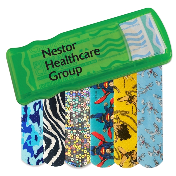 Bandage dispenser available in multiple product colors that comes with five... from ASI 52840 Evans Manufacturing