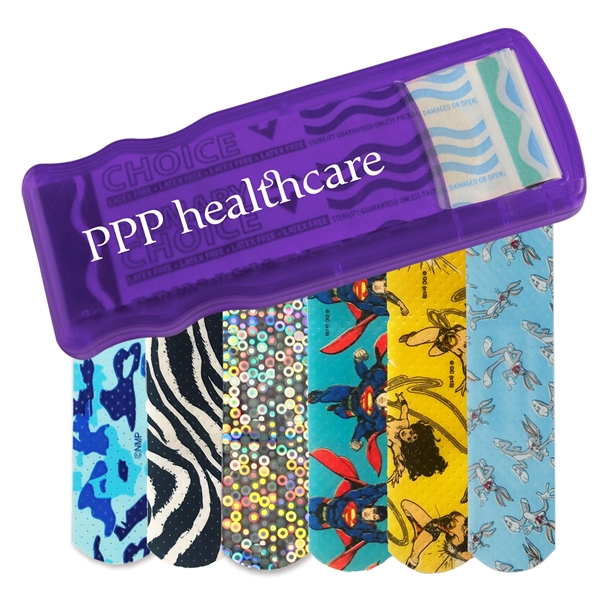 Bandage dispenser available in multiple product colors that comes with five... from ASI 52840 Evans Manufacturing