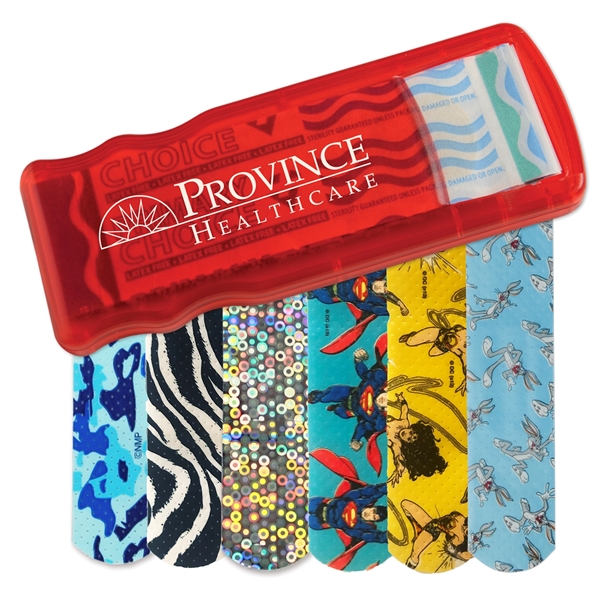 Bandage dispenser available in multiple product colors that comes with five... from ASI 52840 Evans Manufacturing