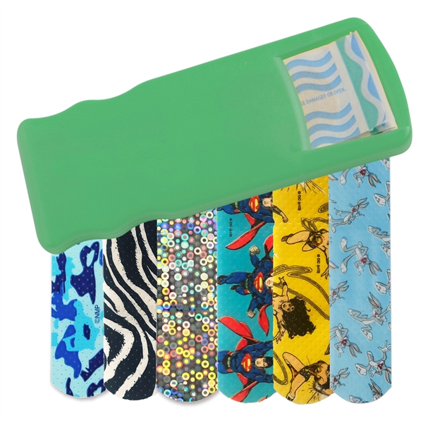 Bandage dispenser available in multiple product colors that comes with five... from ASI 52840 Evans Manufacturing