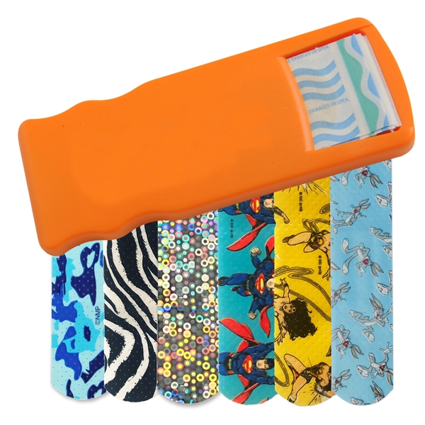 Bandage dispenser available in multiple product colors that comes with five... from ASI 52840 Evans Manufacturing